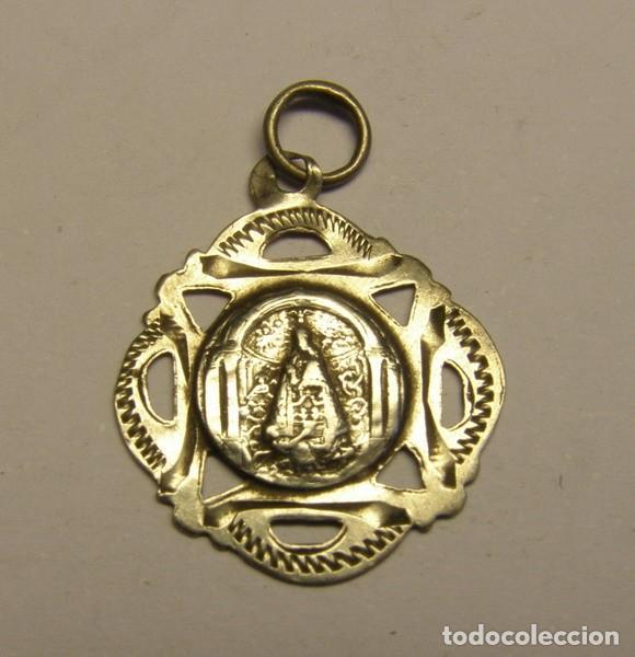 Antig&uuml;edades: Medalla religiosa antigua de Virgen. - Foto 1