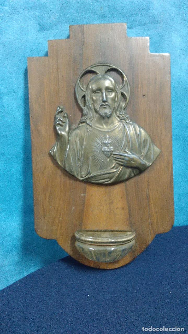 Antig&uuml;edades: AGUABENDITERA BENDITERA SAGRADO CORAZON - Foto 1