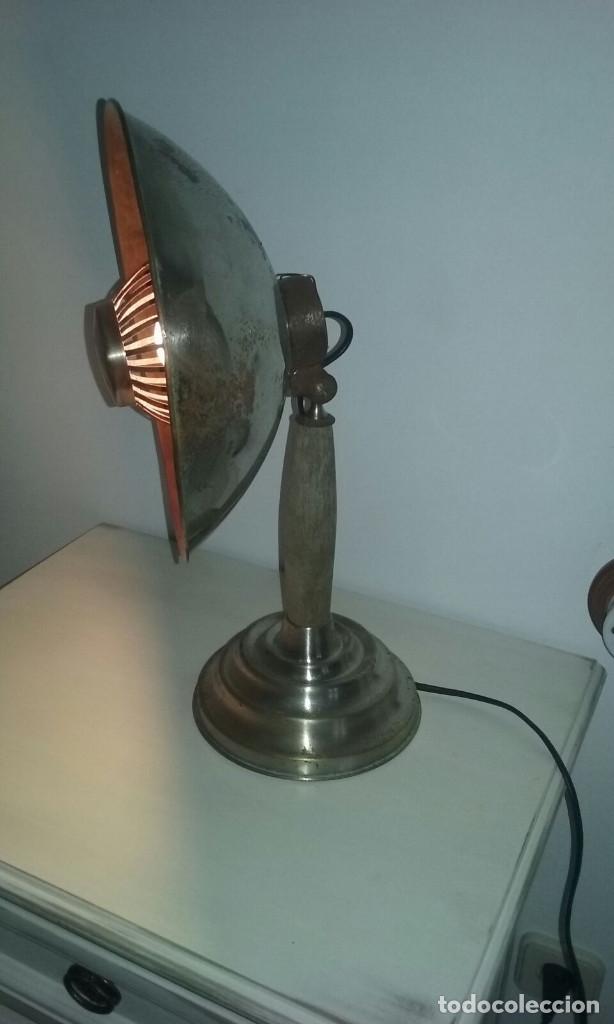 Antig&uuml;edades: ANTIGUA ESTUFA TRANSFORMADA EN LAMPARA - Foto 2