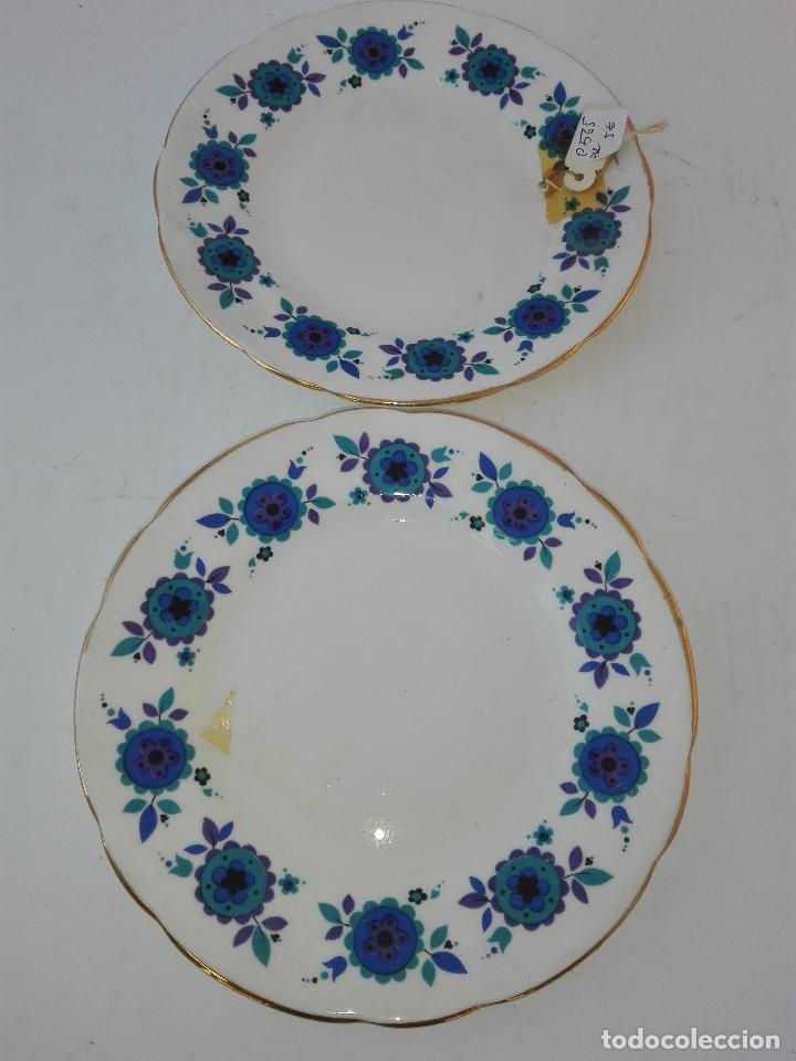 Antig&uuml;edades: DOS PLATITOS LOZA - DELPHINE - Foto 1