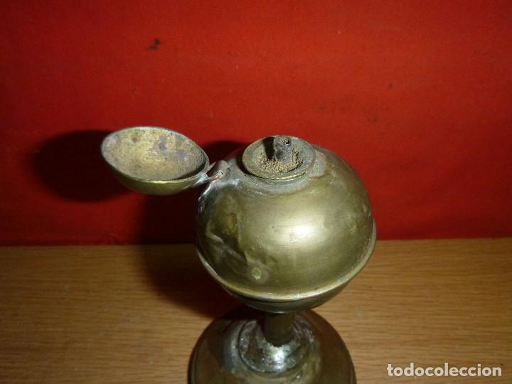 Antig&uuml;edades: QUINQUE CAPUCHINA PARA ACEITE Y MECHA - Foto 2