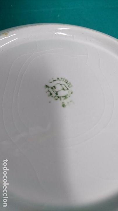 Antig&uuml;edades: PLATO DE PORCELANA SAN CLAUDIO - Foto 2