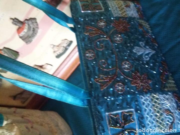Antig&uuml;edades: Bolso de raso - Foto 5