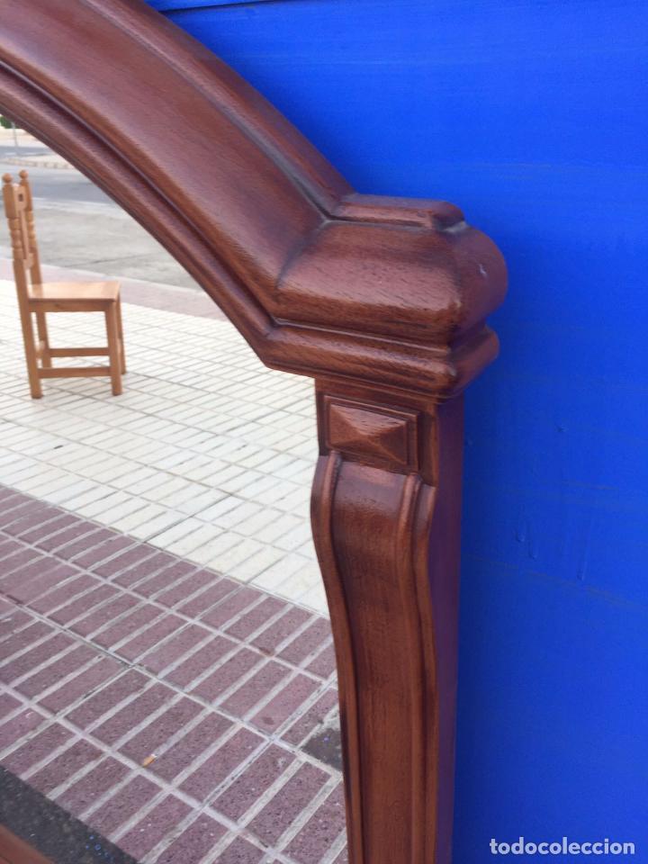 Antig&uuml;edades: ESPEJO MADERA CAOBA - Foto 2