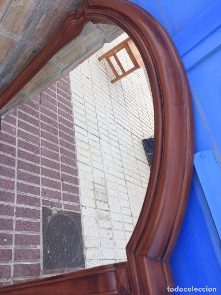 Antig&uuml;edades: ESPEJO MADERA CAOBA - Foto 6