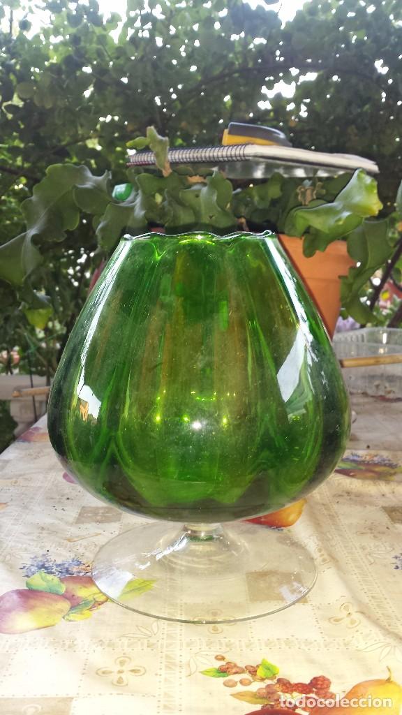Antig&uuml;edades: antigua copa de cristal, preciosa - Foto 1
