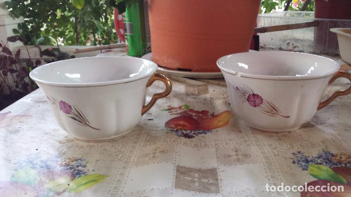Antig&uuml;edades: antigua dos tazas de desayuno - Foto 4