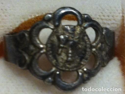Antig&uuml;edades: ANTIGUO ANILLO EN PLATA DE NUESTRA SE&Ntilde;ORA DE COVADONGA - Foto 3