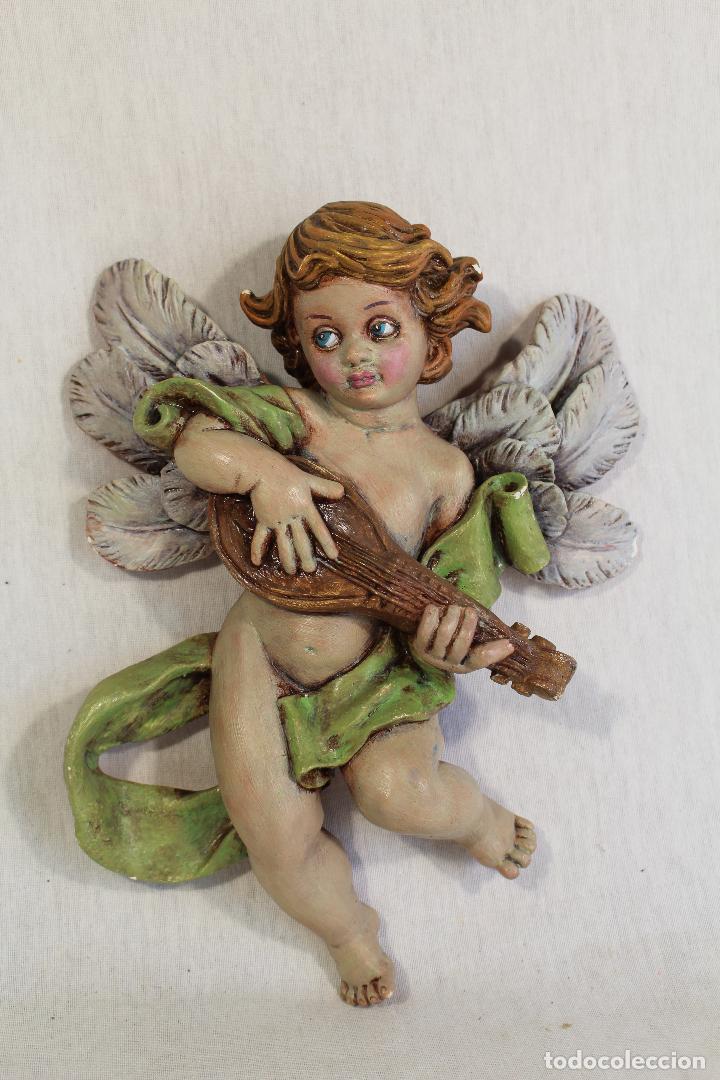 Antig&uuml;edades: angel tocando la guitarra en yeso - Foto 2