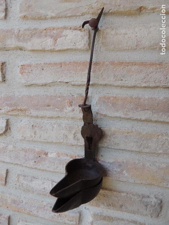 Antig&uuml;edades: CANDIL ANTIGUO COMPLETO Y BONITO. - Foto 5
