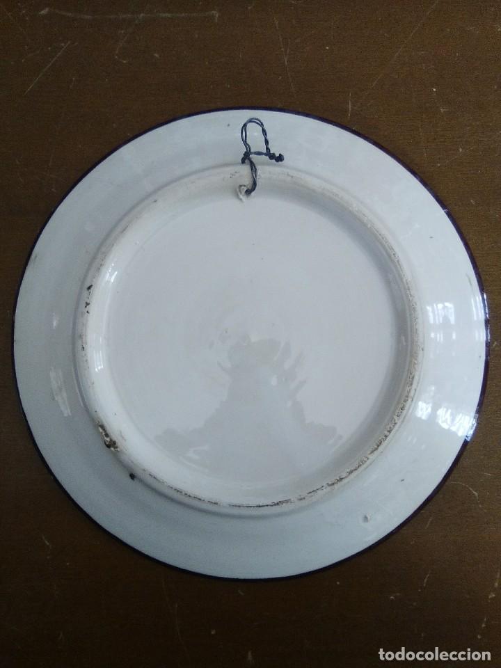 Antig&uuml;edades: Plato de Talavera. - Foto 2