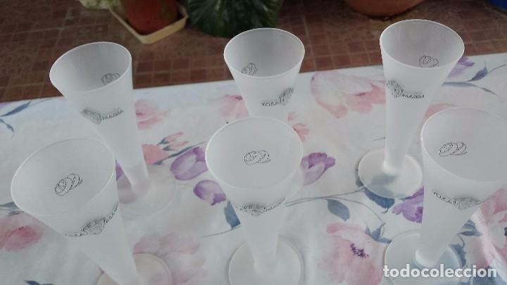 Antig&uuml;edades: juego de 6 copas - Foto 2