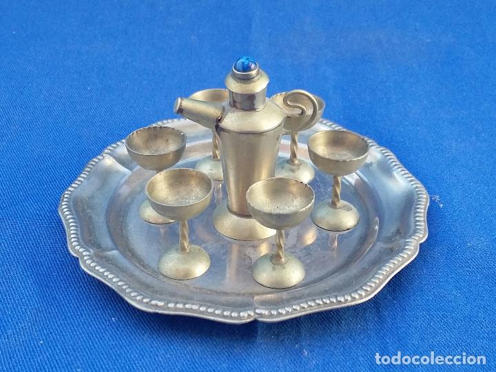 Antig&uuml;edades: JUEGO DE COPAS EN MINIATURA - Foto 3