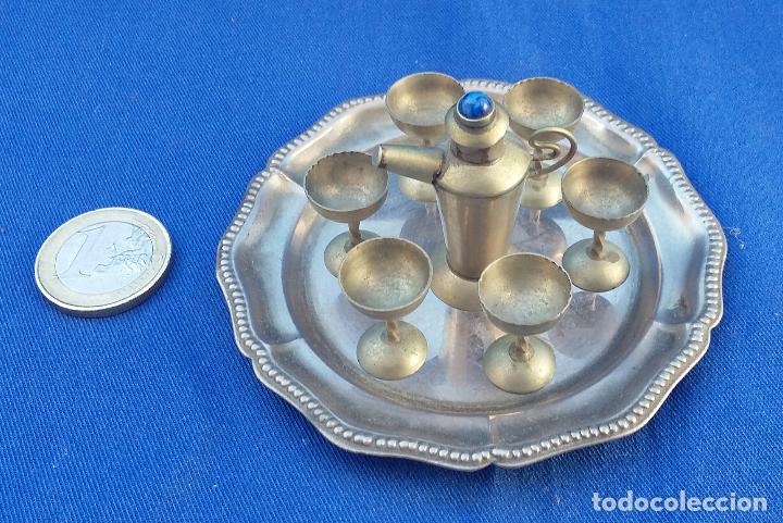 Antig&uuml;edades: JUEGO DE COPAS EN MINIATURA - Foto 4