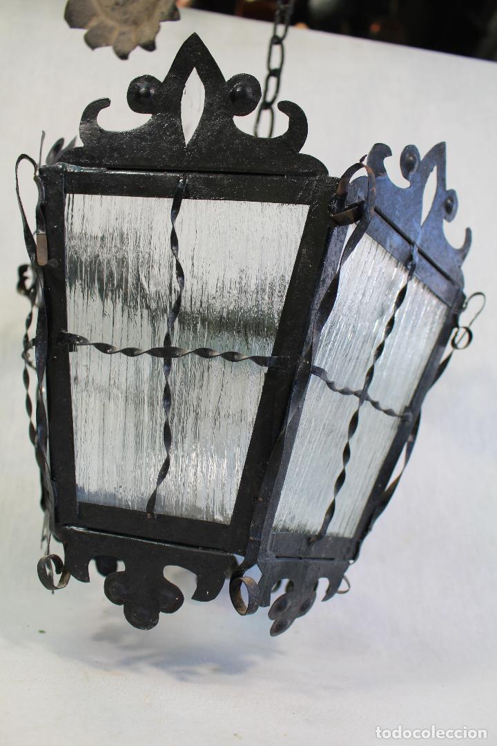 Antig&uuml;edades: farol antiguo de metal - Foto 1