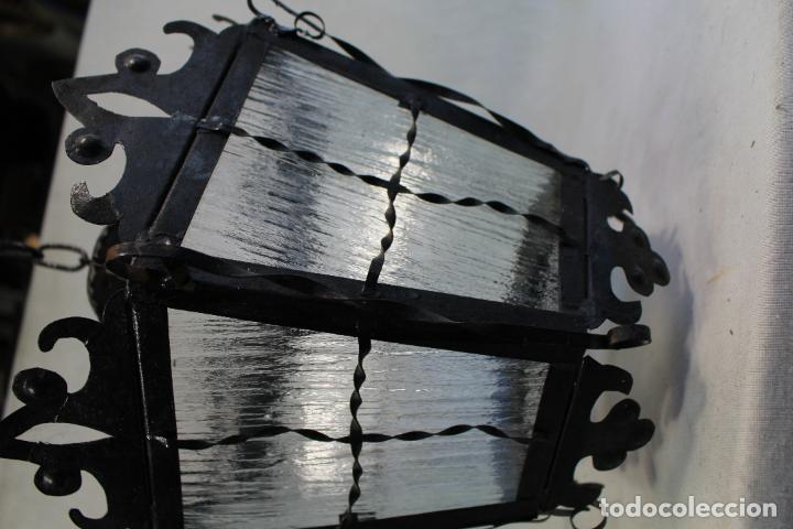 Antig&uuml;edades: farol antiguo de metal - Foto 3