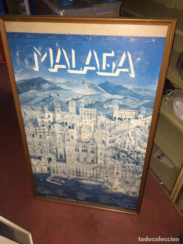 Antig&uuml;edades: CUADRO GRANDE CON L&Aacute;MINA DE MALAGA