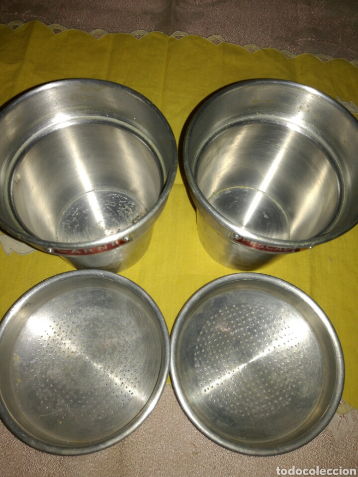 Antig&uuml;edades: Recipientes para el aceite de aluminio - Foto 3