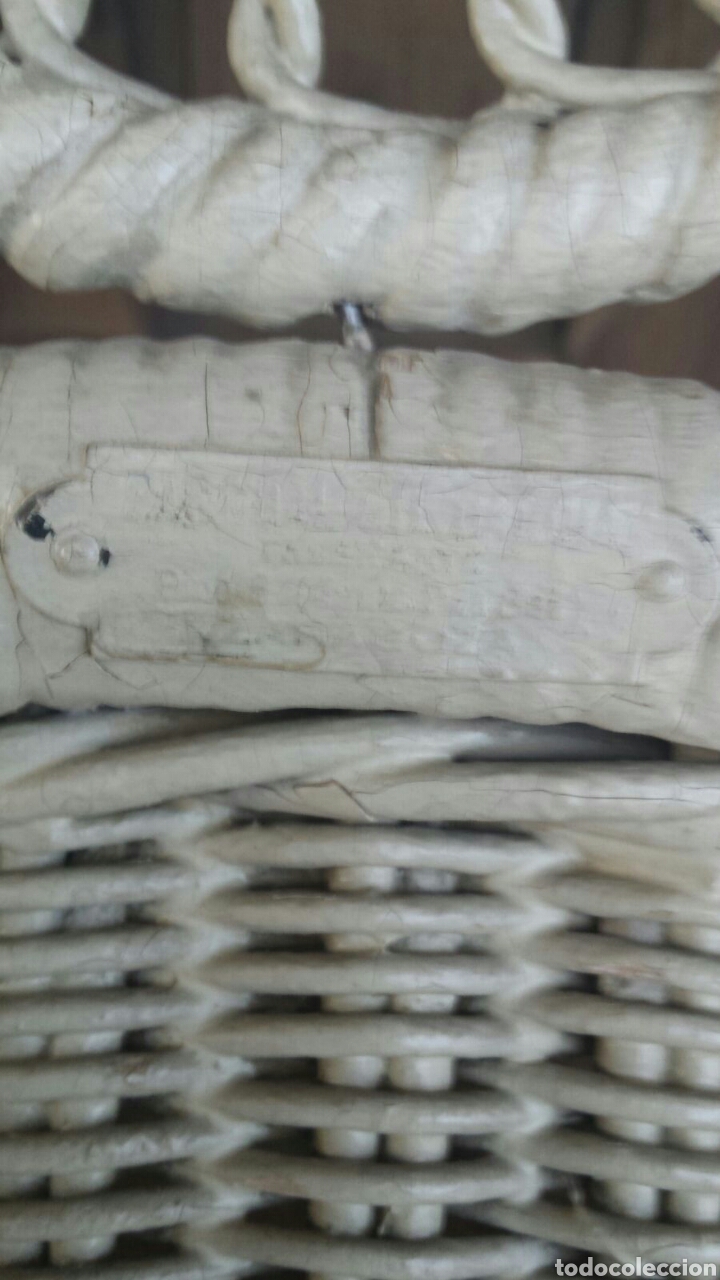 Antig&uuml;edades: 6 sillas de mimbre - Foto 5