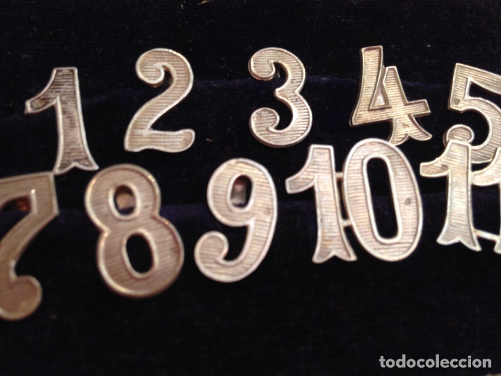 Antig&uuml;edades: N&uacute;meros de plata con estuche - Foto 2