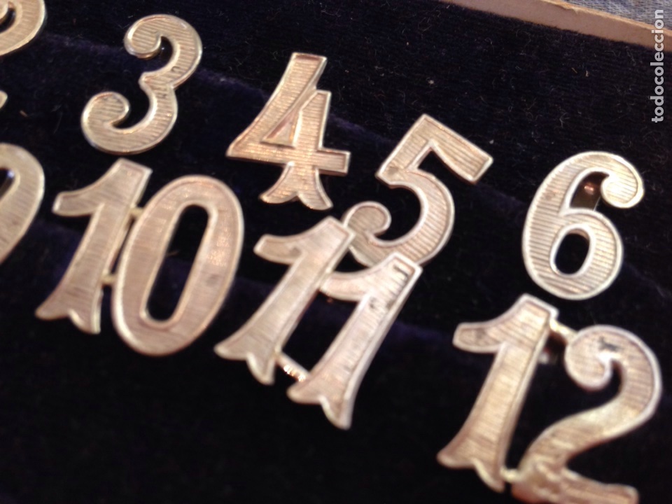 Antig&uuml;edades: N&uacute;meros de plata con estuche - Foto 3