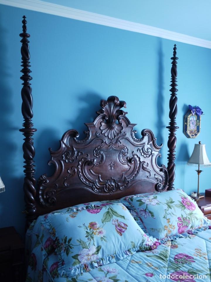 Antig&uuml;edades: Cama de palosanto - Foto 1