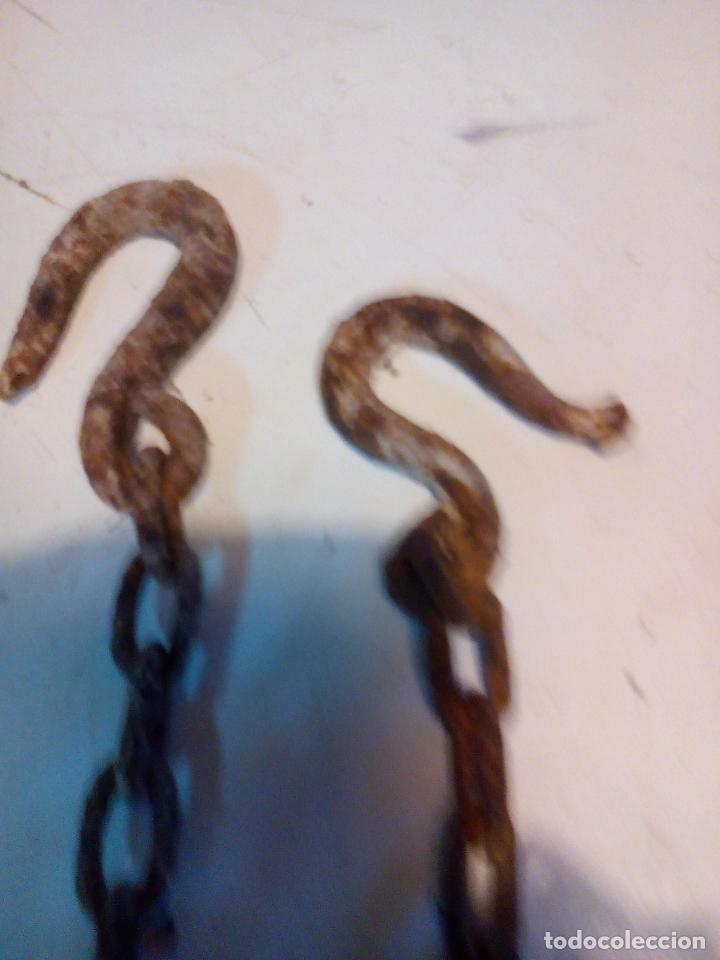Antig&uuml;edades: horcate de madera con cadenas - Foto 4