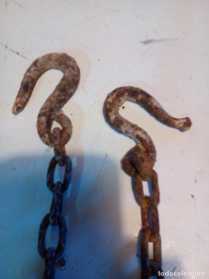 Antig&uuml;edades: horcate de madera con cadenas - Foto 5
