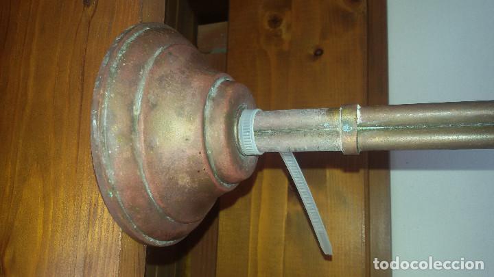 Antig&uuml;edades: LAMPARA DOBLE, COBRE, TIPO BILLAR, FUNCIONA. - Foto 4