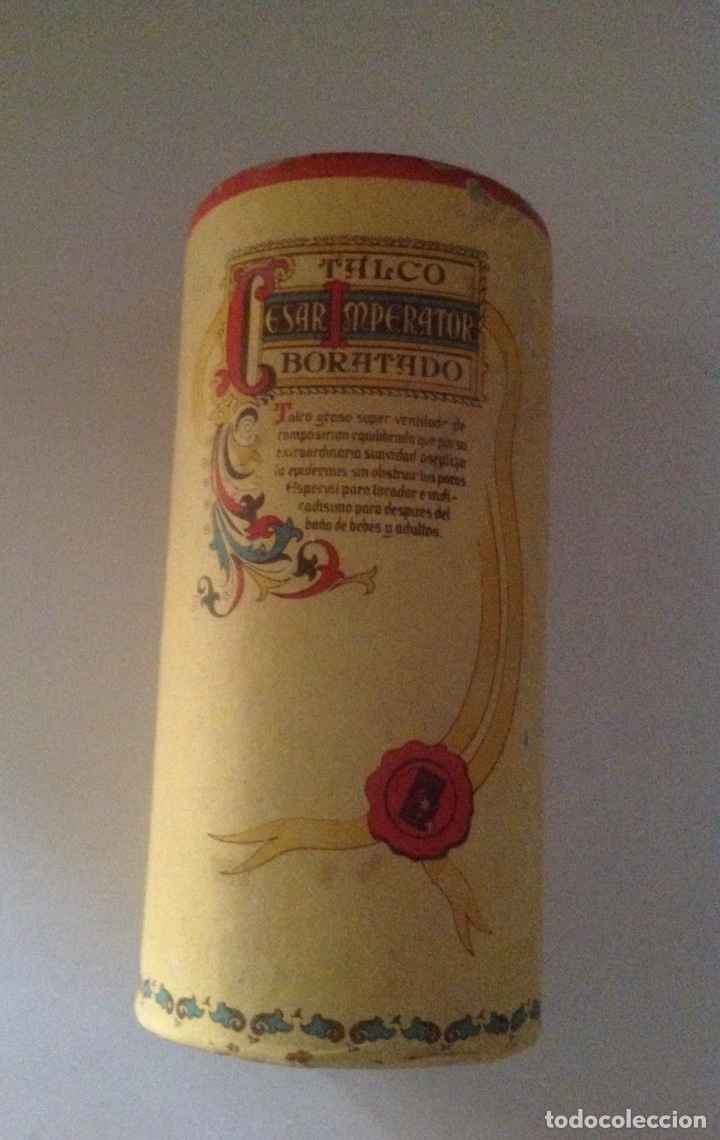 Antig&uuml;edades: BOTE ANTIGUO POLVOS DE TALCO - Foto 3