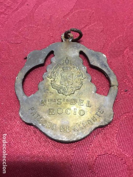 Antig&uuml;edades: MEDALLA HERMANDAD DEL ROCIO DE ALMONTE - Foto 2