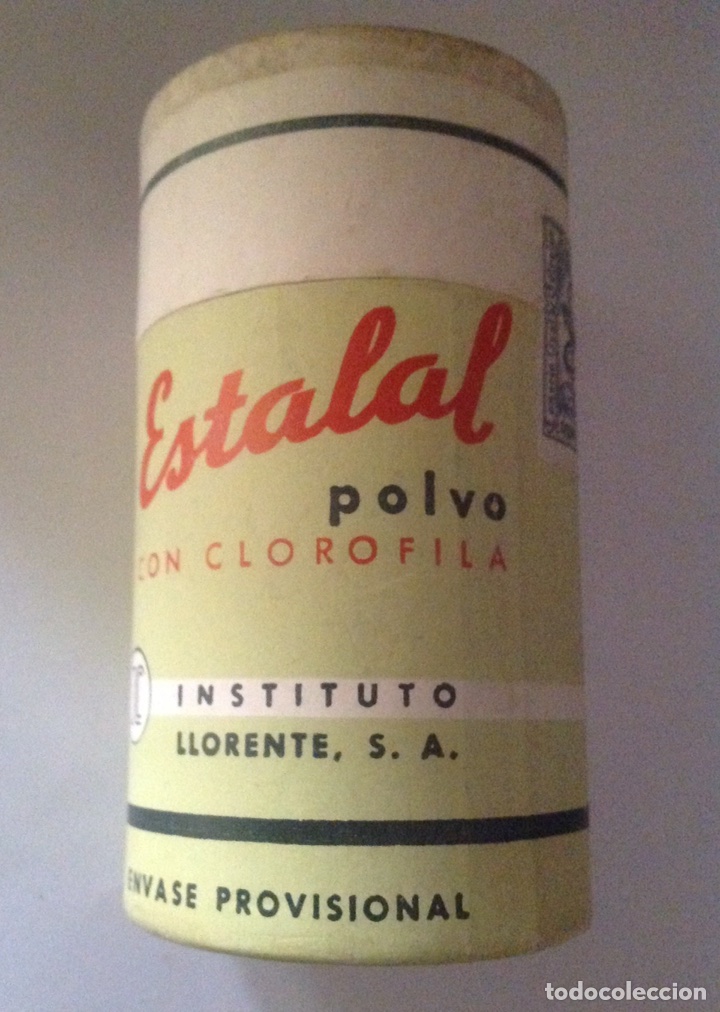 Antig&uuml;edades: BOTE ANTIGUO POLVOS CON CLOROFILA - Foto 2