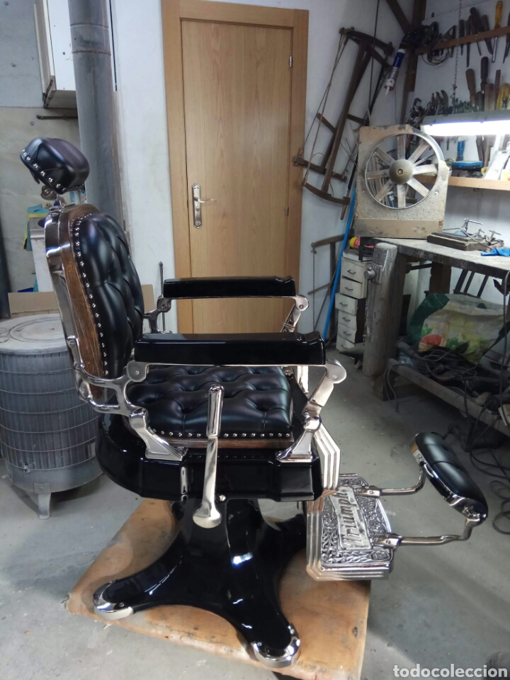 Antig&uuml;edades: Sillon de barbero Triumph Gran Lujo N&deg;1 - Foto 3