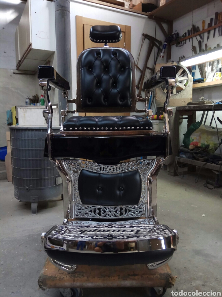 Antig&uuml;edades: Sillon de barbero Triumph Gran Lujo N&deg;1 - Foto 5