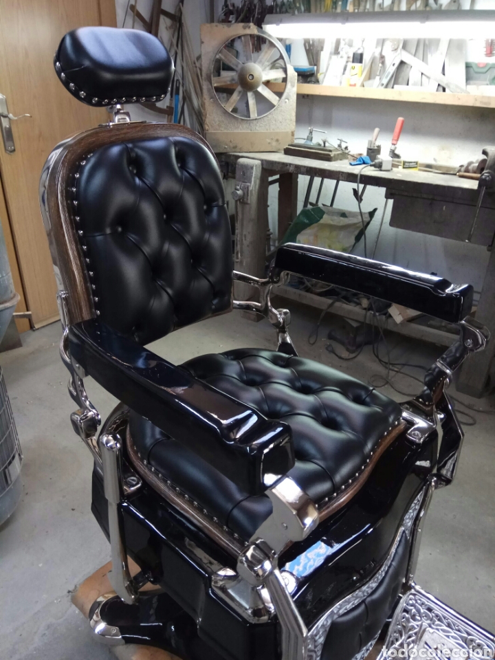 Antig&uuml;edades: Sillon de barbero Triumph Gran Lujo N&deg;1 - Foto 7