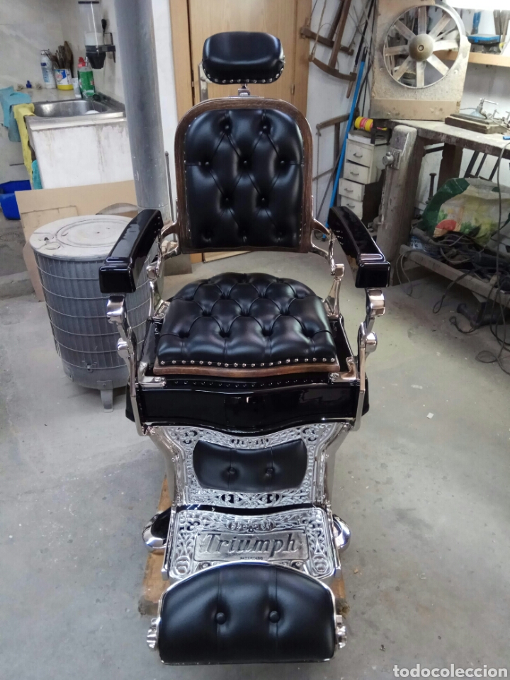 Antig&uuml;edades: Sillon de barbero Triumph Gran Lujo N&deg;1 - Foto 8