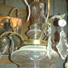 Antigüedades: LAMPAR TULIPA CENTRAL