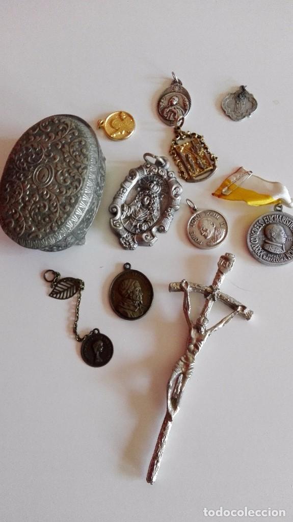 Antig&uuml;edades: LOTE ARTICULOS RELIGIOSOS - Foto 3