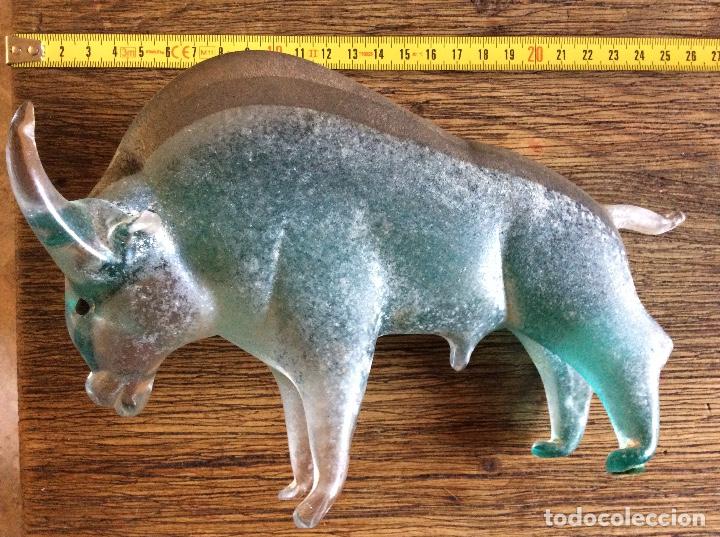 Antig&uuml;edades: Lote de 2 Toros. &iquest; Murano ? &iquest; Baccarat ? - Foto 1