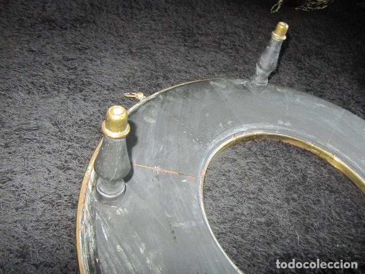 Antig&uuml;edades: Antiguo brasero bronce madera cubierta de bronce - Foto 23