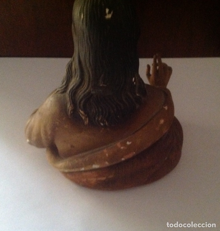 Antig&uuml;edades: ANTIGUO BUSTO CORAZ&Oacute;N DE JESUS. - Foto 2