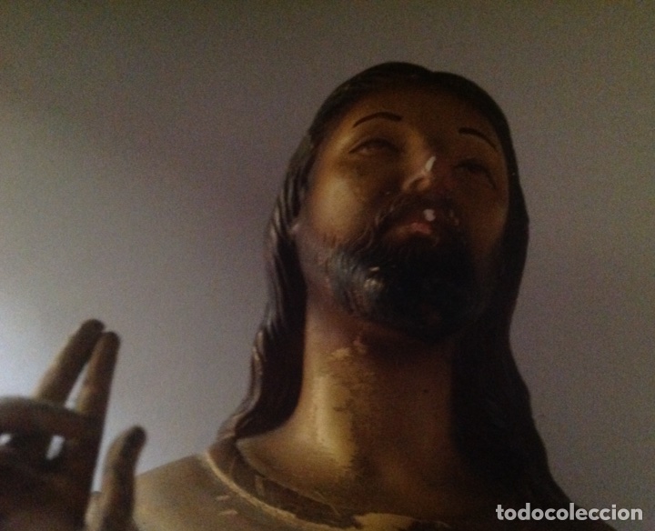 Antig&uuml;edades: ANTIGUO BUSTO CORAZ&Oacute;N DE JESUS. - Foto 4