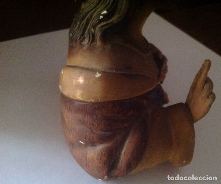 Antig&uuml;edades: ANTIGUO BUSTO CORAZ&Oacute;N DE JESUS. - Foto 8