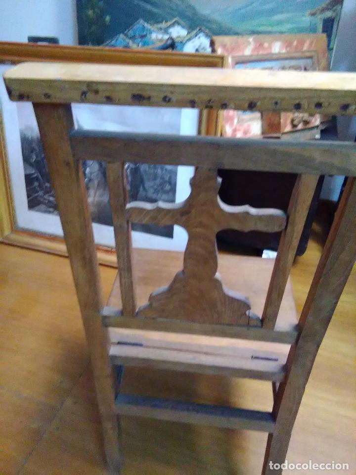 Antig&uuml;edades: Antigua silla reclinatorio - Foto 6