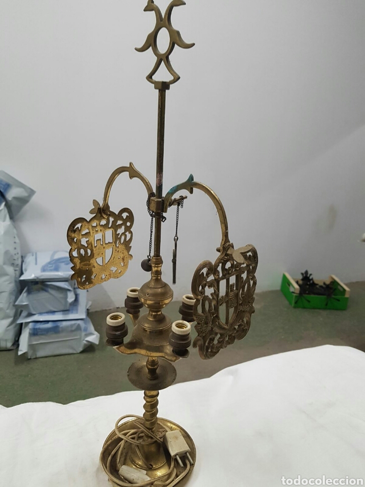 Antig&uuml;edades: Vel&oacute;n l&aacute;mpara 4 luces # - Foto 2