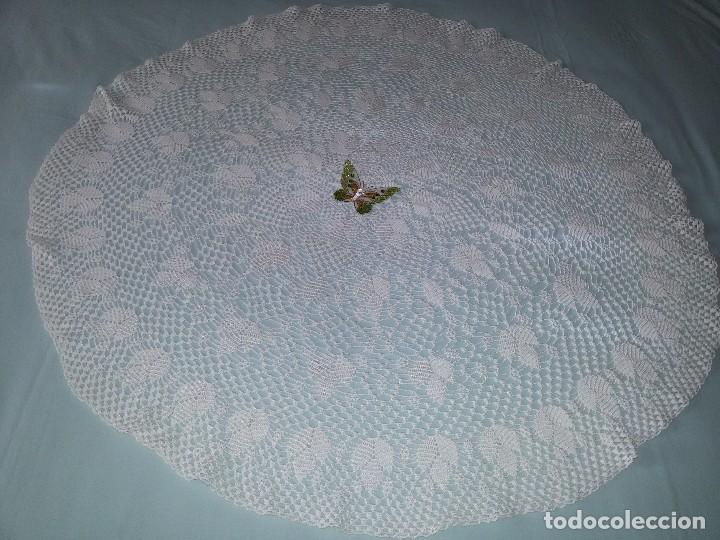 Antig&uuml;edades: CENTRO O MANTEL DE MESA-92 CM BB - Foto 2
