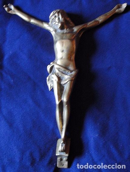Antig&uuml;edades: CRISTO BRONCE 28 CM - Foto 1