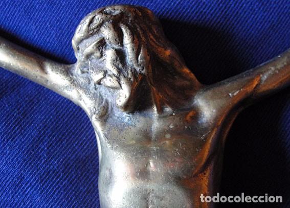 Antig&uuml;edades: CRISTO BRONCE 28 CM - Foto 2