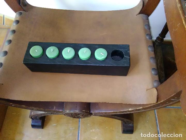 Antig&uuml;edades: Portavelas velero - Foto 2
