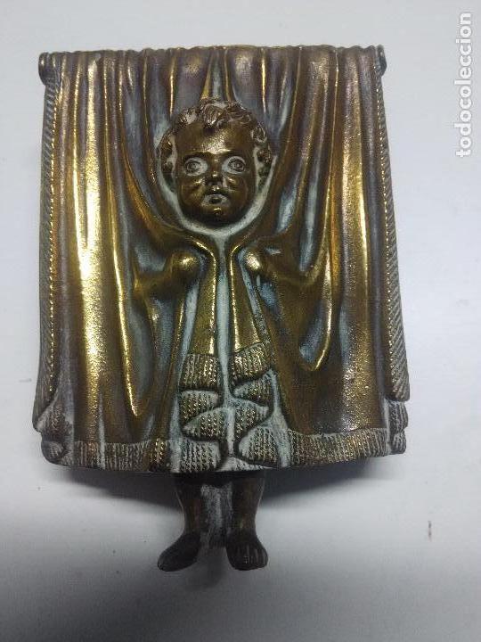 Antig&uuml;edades: porta cartas bronce - Foto 1